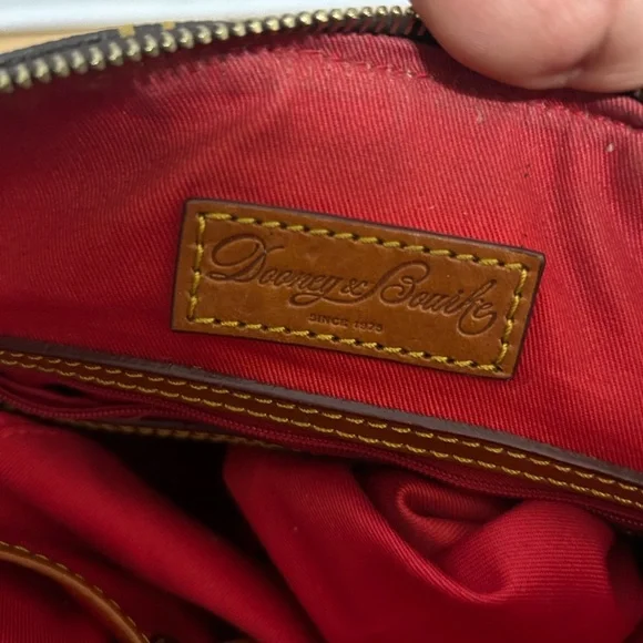 Dooney & Bourke Black and Brown Crossbody Bag - Picture 4 of 16